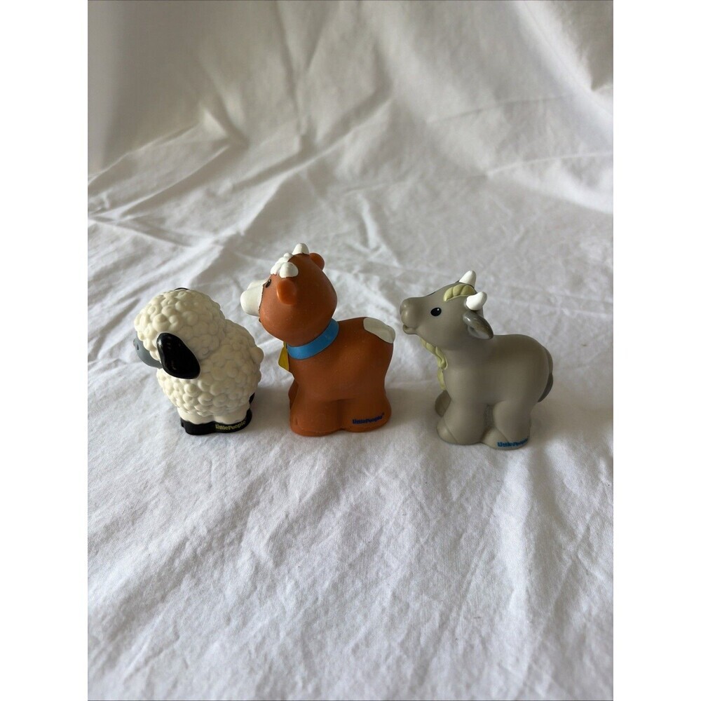 2007 Mattel Fisher-Price Little People Farm Animal Figures Lot of 3 - Picture 2 of 5